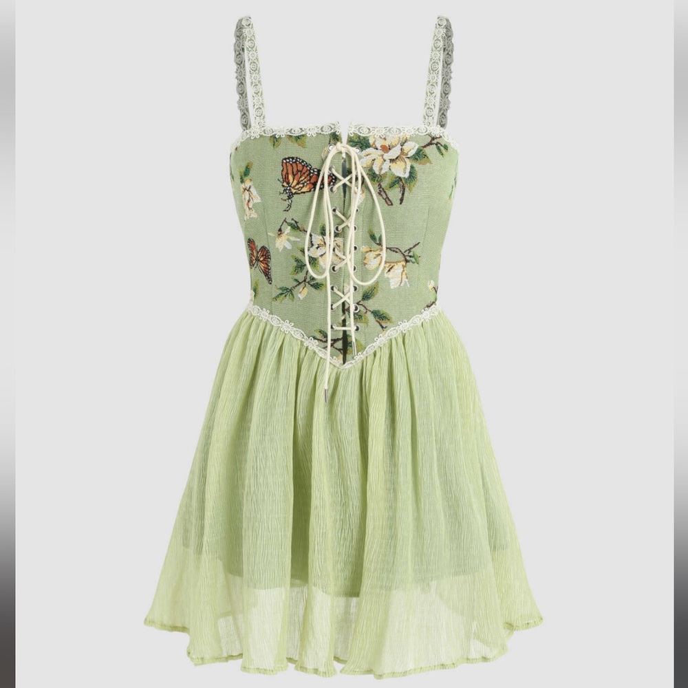 Secret Garden Corset Mini Dress